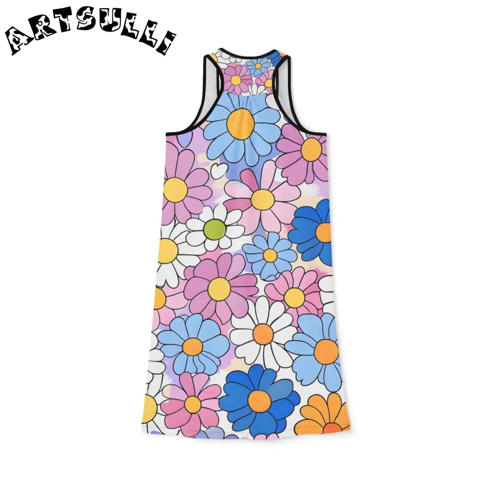 Total Comfort Floral Print Jersey-Knit Dress, Artsulli - Art is Long, Life is Short, Tank Top, , , , , , , 