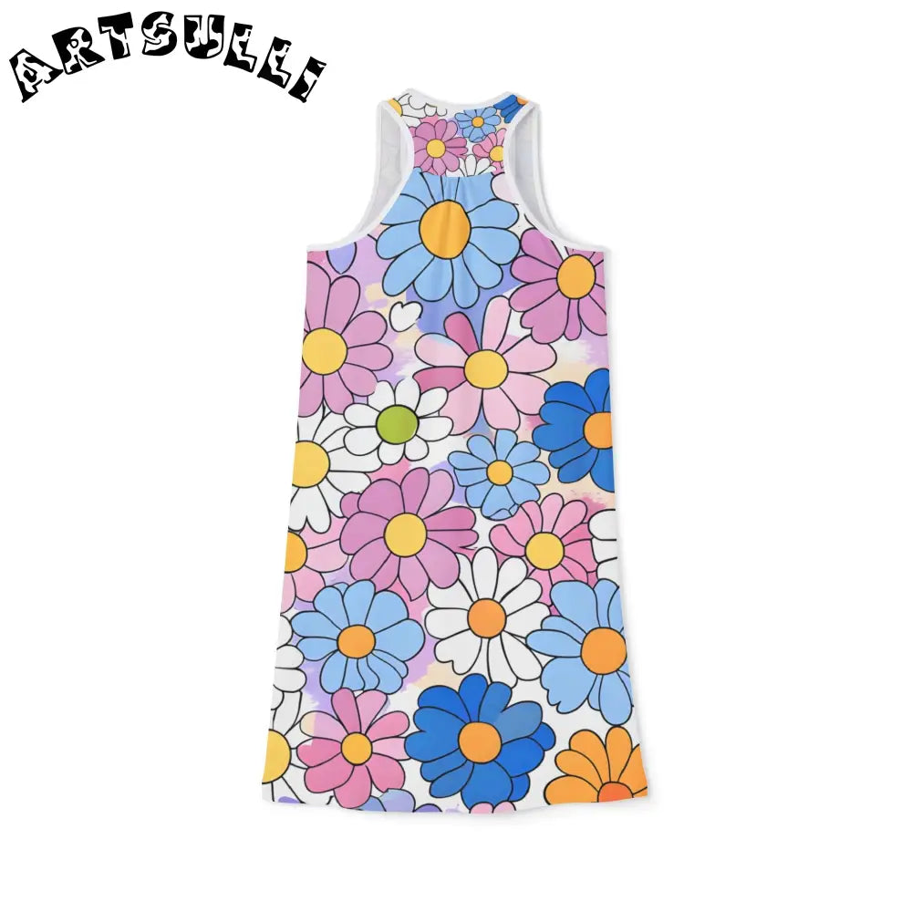 Total Comfort Floral Print Jersey-Knit Dress, Artsulli - Art is Long, Life is Short, Tank Top, , , , , , , 