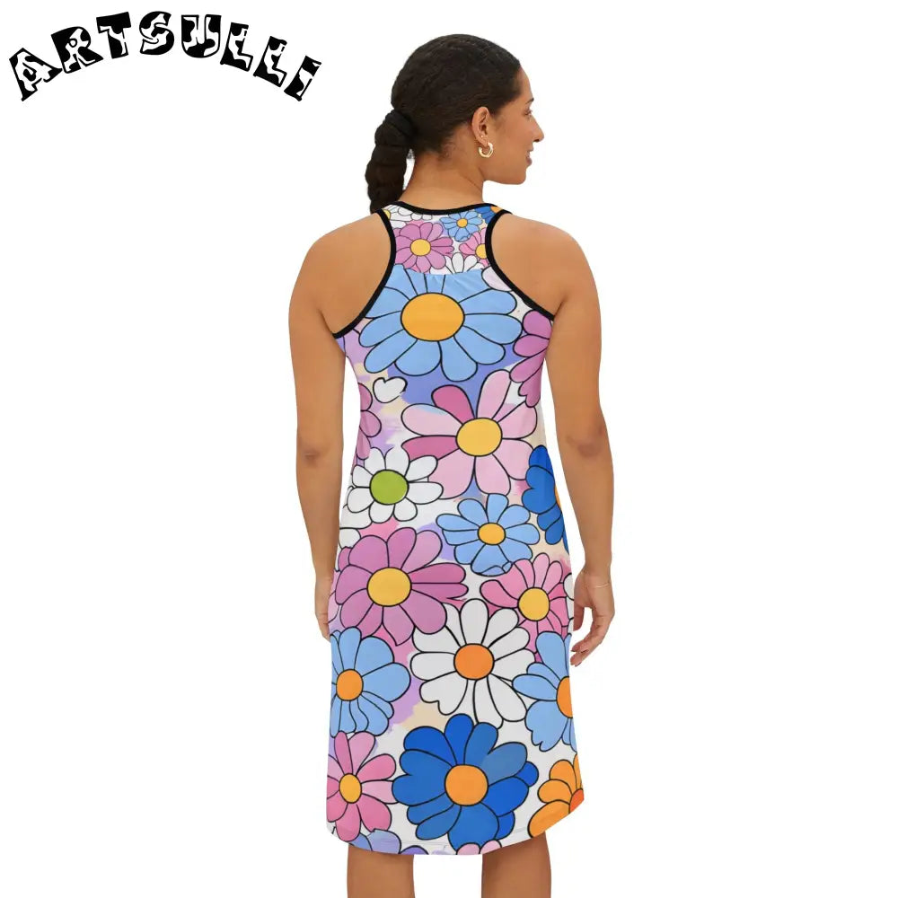Total Comfort Floral Print Jersey-Knit Dress, Artsulli - Art is Long, Life is Short, Tank Top, , , , , , , 