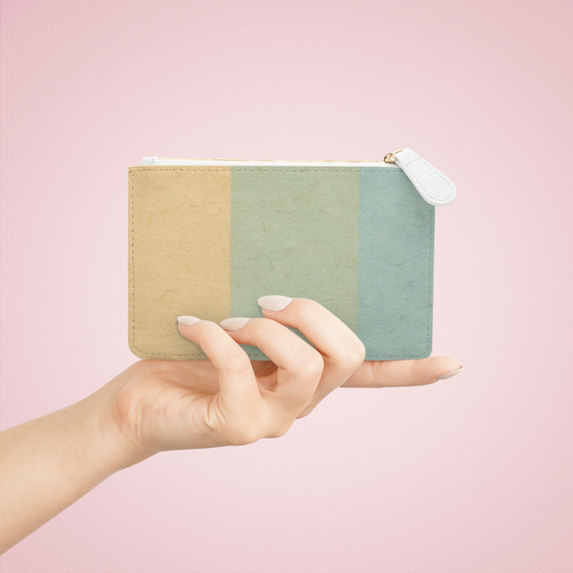 Tricolor Color Block Clutch Bag, Artsulli - Art is Long, Life is Short, Bags, , , , , , , 