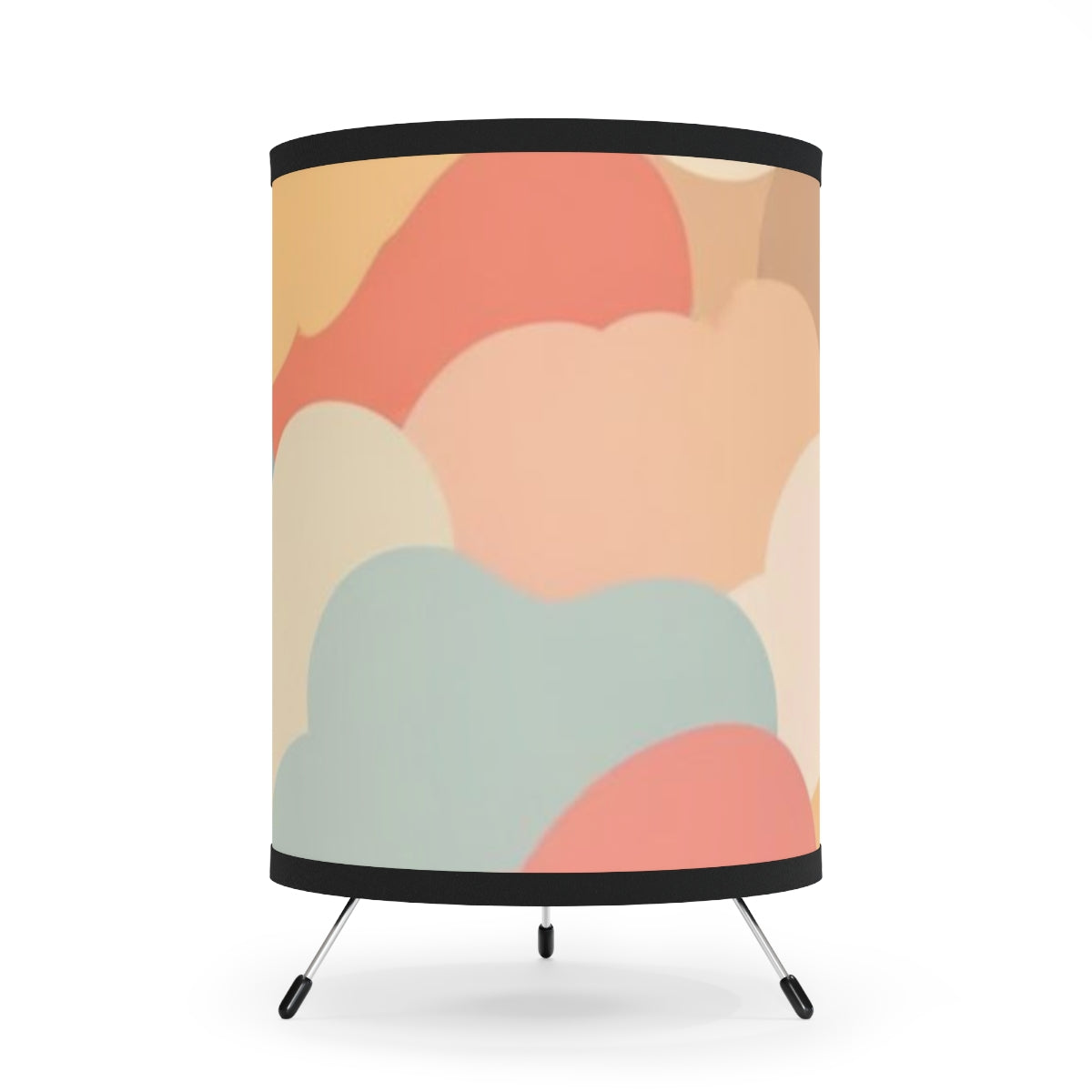 Tripod Lamp with High-Res Printed Shade, US\CA plug