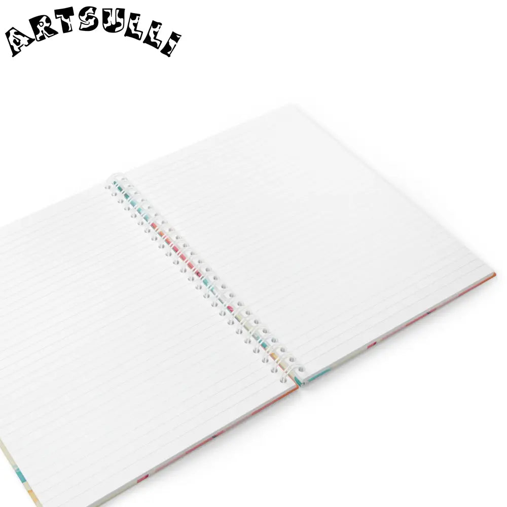 JAKKOUTTHEBXX Tropical Beach Wide Ruled Spiral Notebook 2025