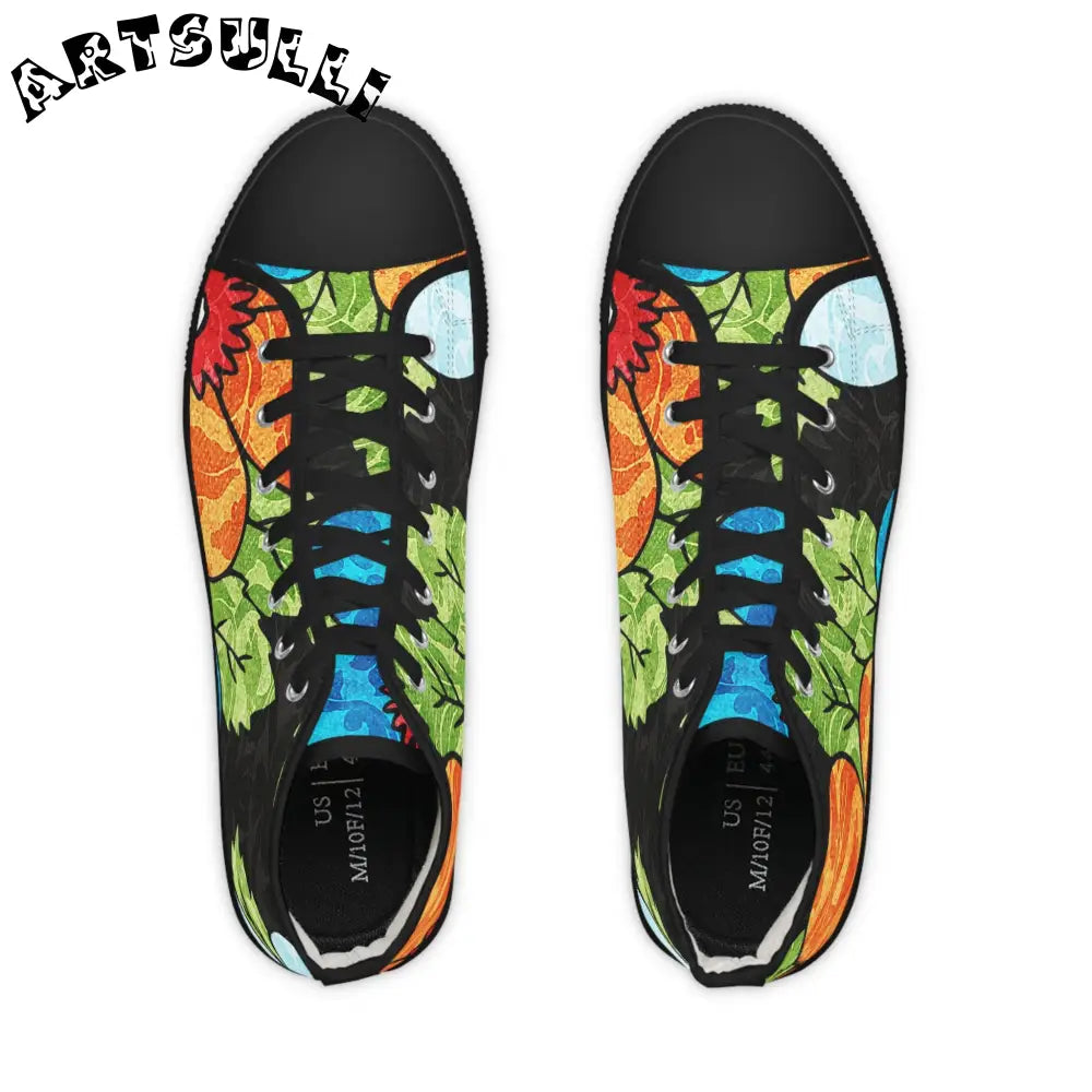 Tropical Breathable Polyester Canvas High Tops, Artsulli - Art is Long, Life is Short, Shoes, , , , , , , 