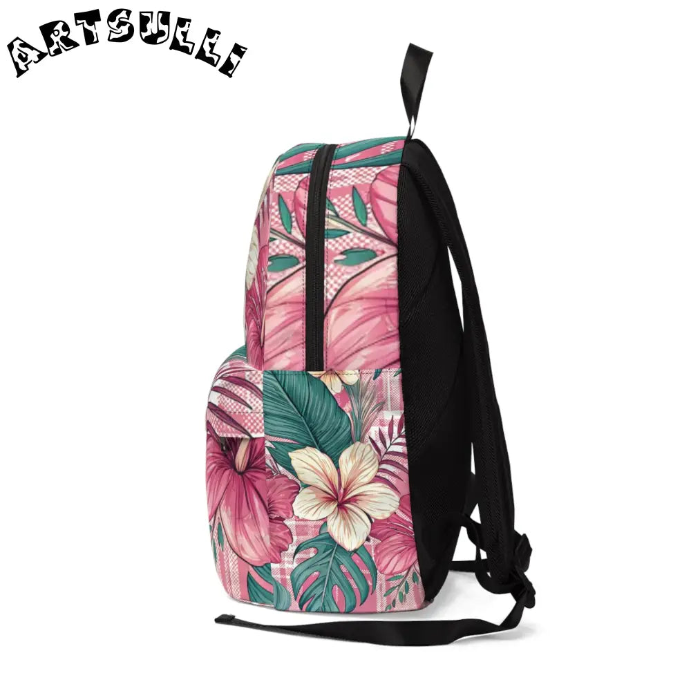 JAKKOUTTHEBXX Tropical Floral Backpack with All-Day Carrying Comfort 2025