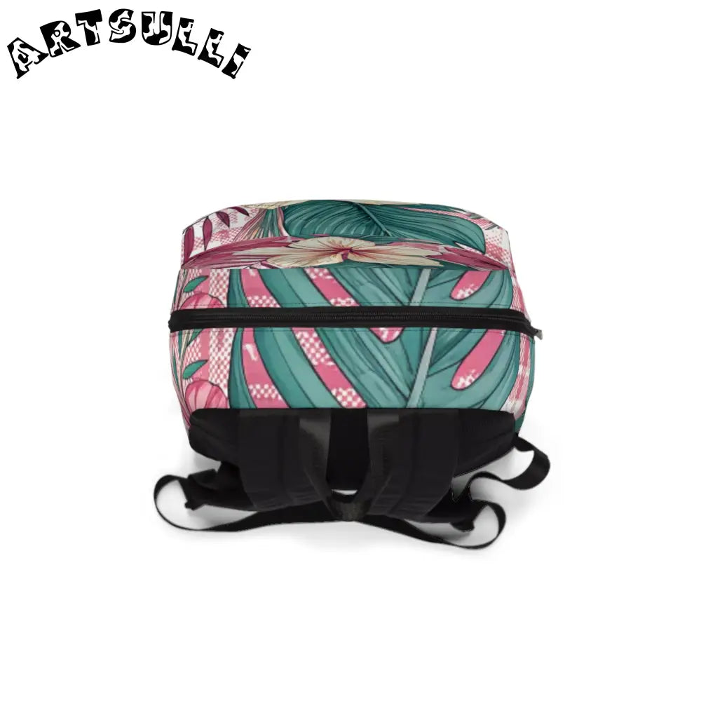 JAKKOUTTHEBXX Tropical Floral Backpack with All-Day Carrying Comfort 2025