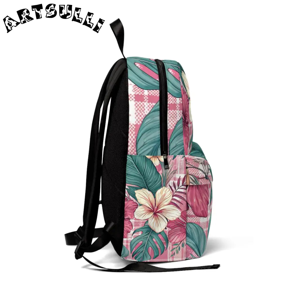 JAKKOUTTHEBXX Tropical Floral Backpack with All-Day Carrying Comfort 2025