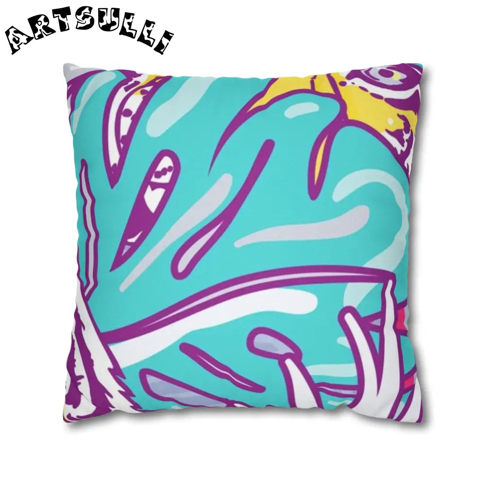 JAKKOUTTHEBXX Tropical Floral Tigers Throw Pillowcase 2025