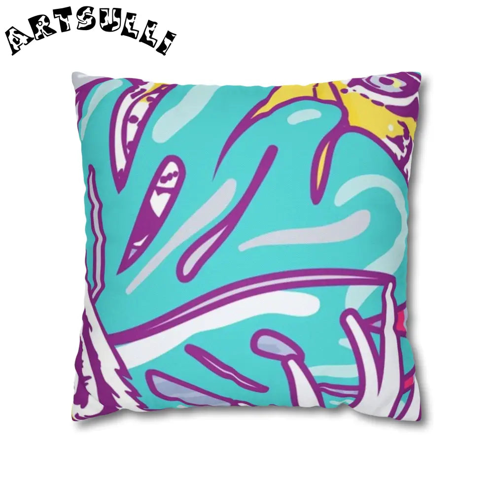 JAKKOUTTHEBXX Tropical Floral Tigers Throw Pillowcase 2025