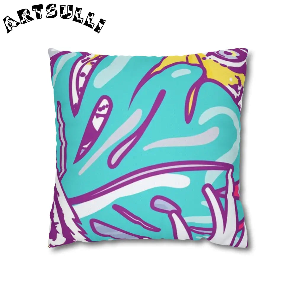 JAKKOUTTHEBXX Tropical Floral Tigers Throw Pillowcase 2025