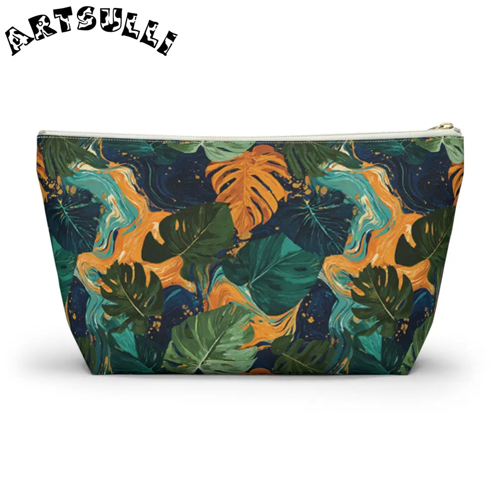 Tropical Leaf Cosmetic Bag, Artsulli - Art is Long, Life is Short, Bags, , , , , , , 