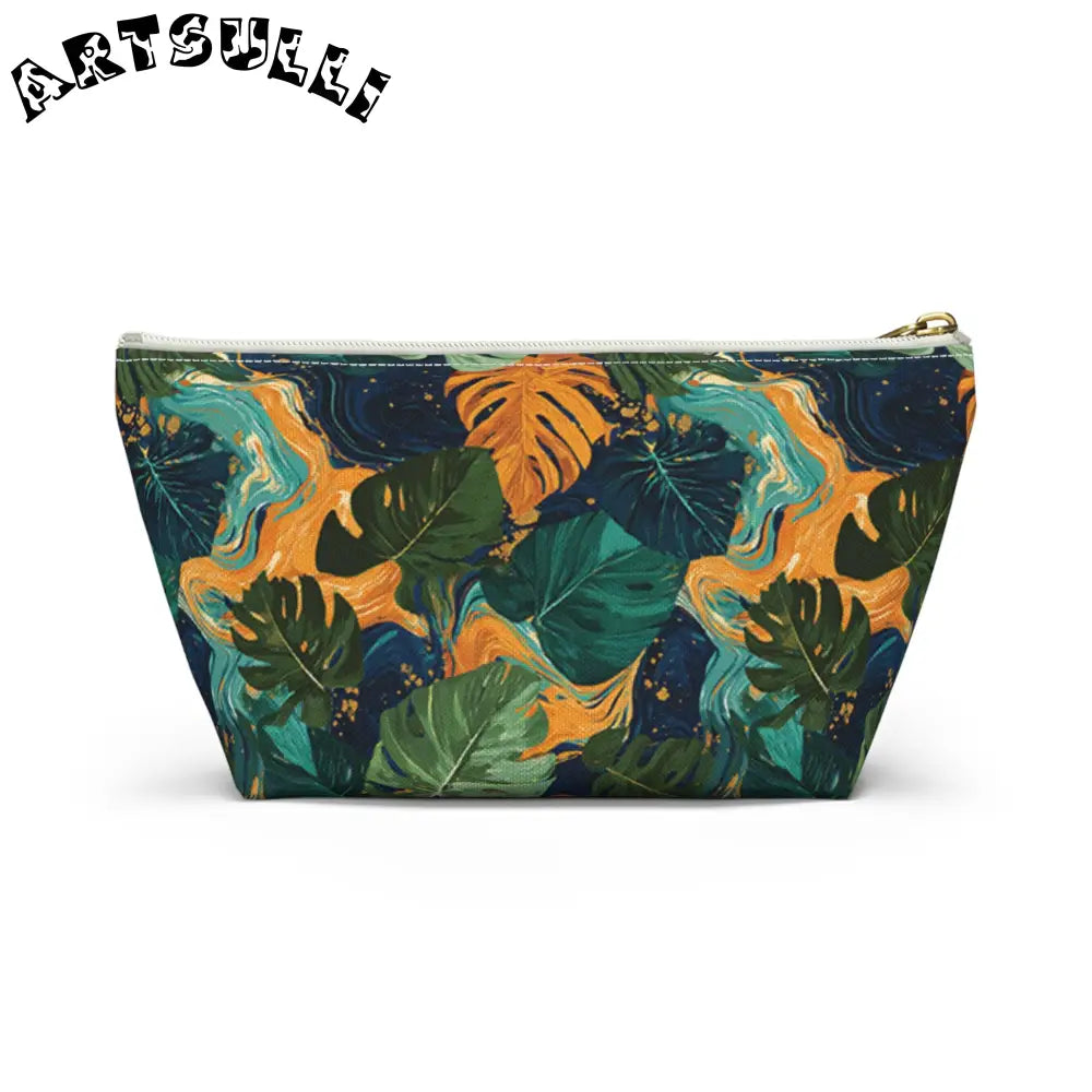 Tropical Leaf Cosmetic Bag, Artsulli - Art is Long, Life is Short, Bags, , , , , , , 