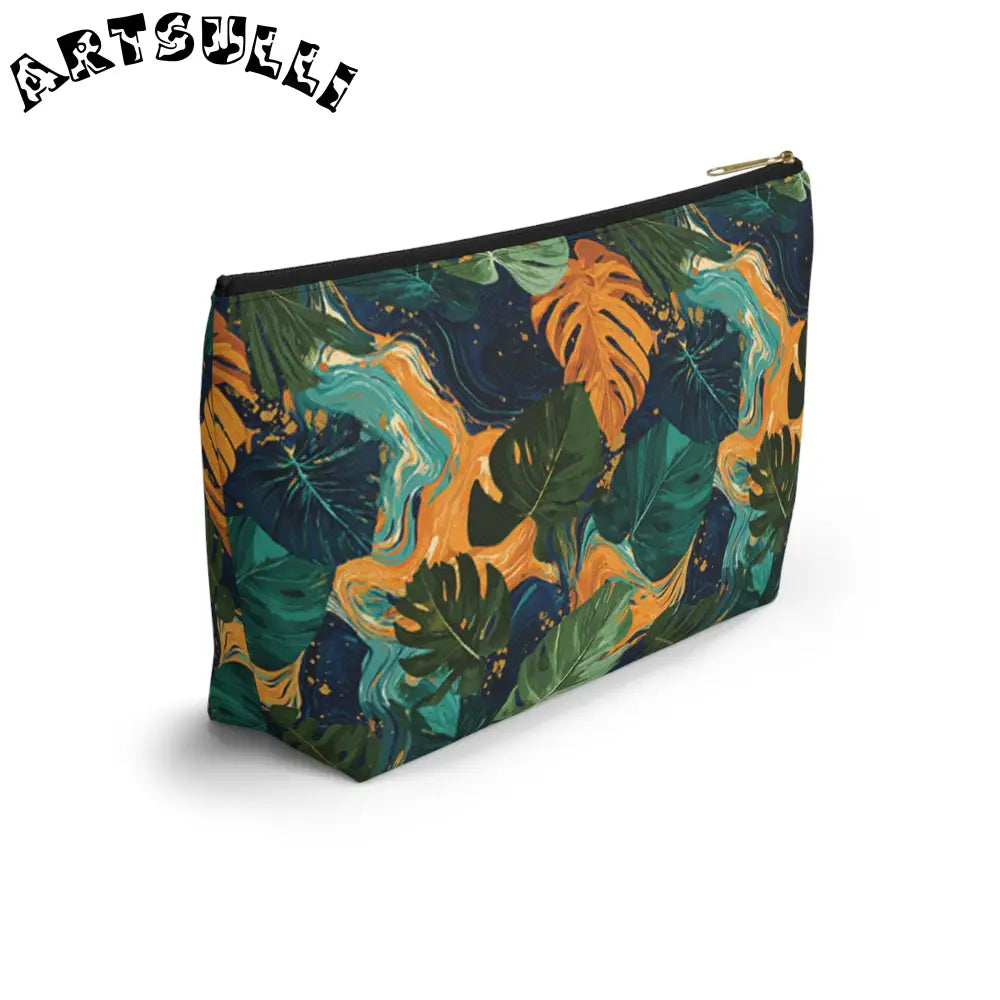 Tropical Leaf Cosmetic Bag, Artsulli - Art is Long, Life is Short, Bags, , , , , , , 