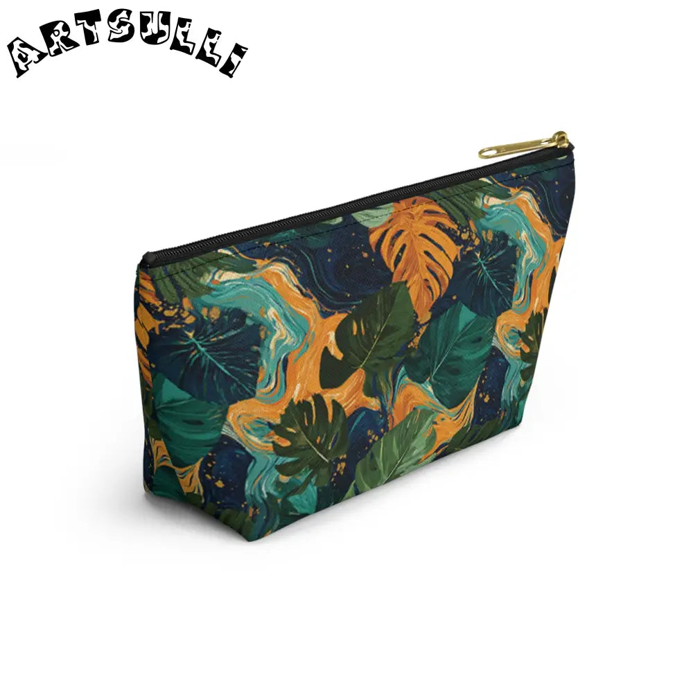 Tropical Leaf Cosmetic Bag, Artsulli - Art is Long, Life is Short, Bags, , , , , , , 