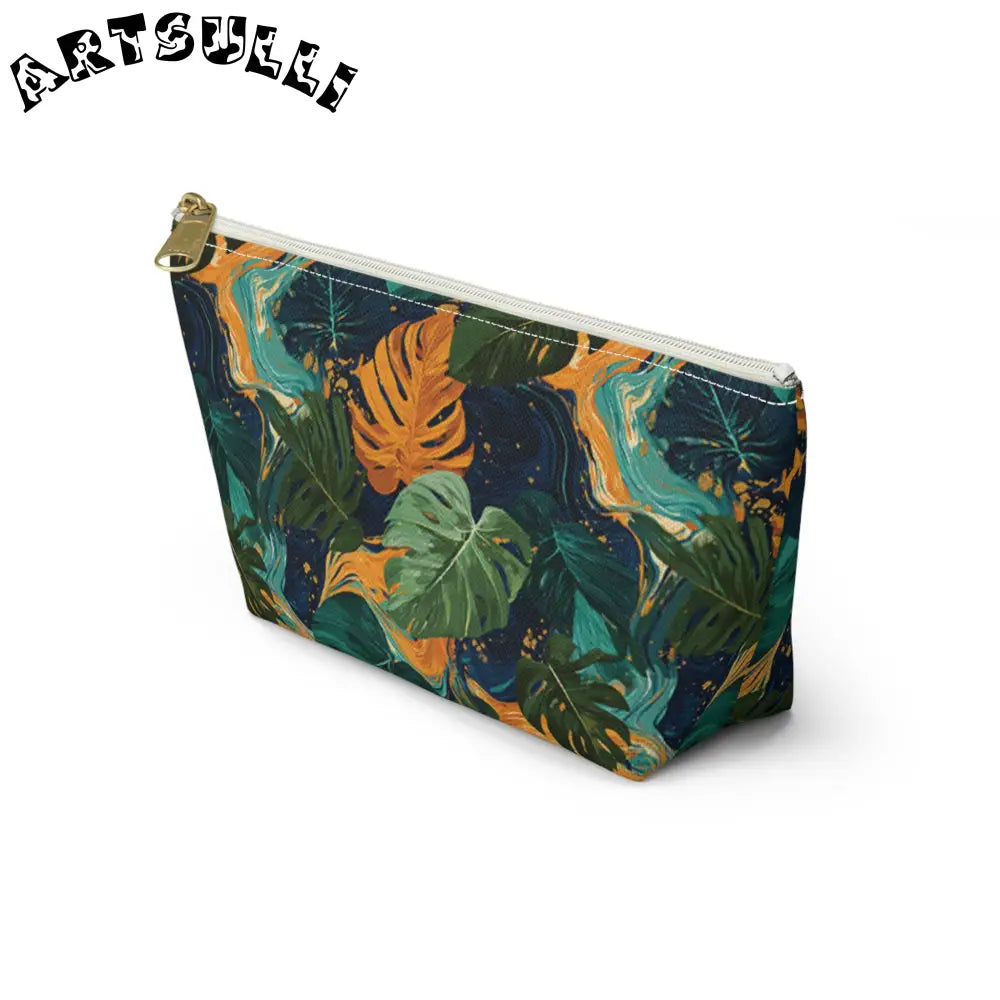 Tropical Leaf Cosmetic Bag, Artsulli - Art is Long, Life is Short, Bags, , , , , , , 
