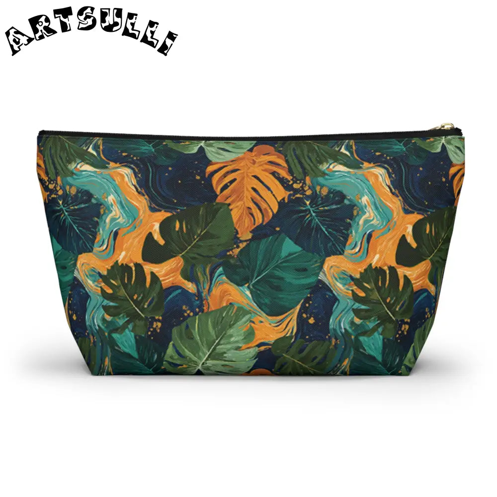 Tropical Leaf Cosmetic Bag, Artsulli - Art is Long, Life is Short, Bags, , , , , , , 