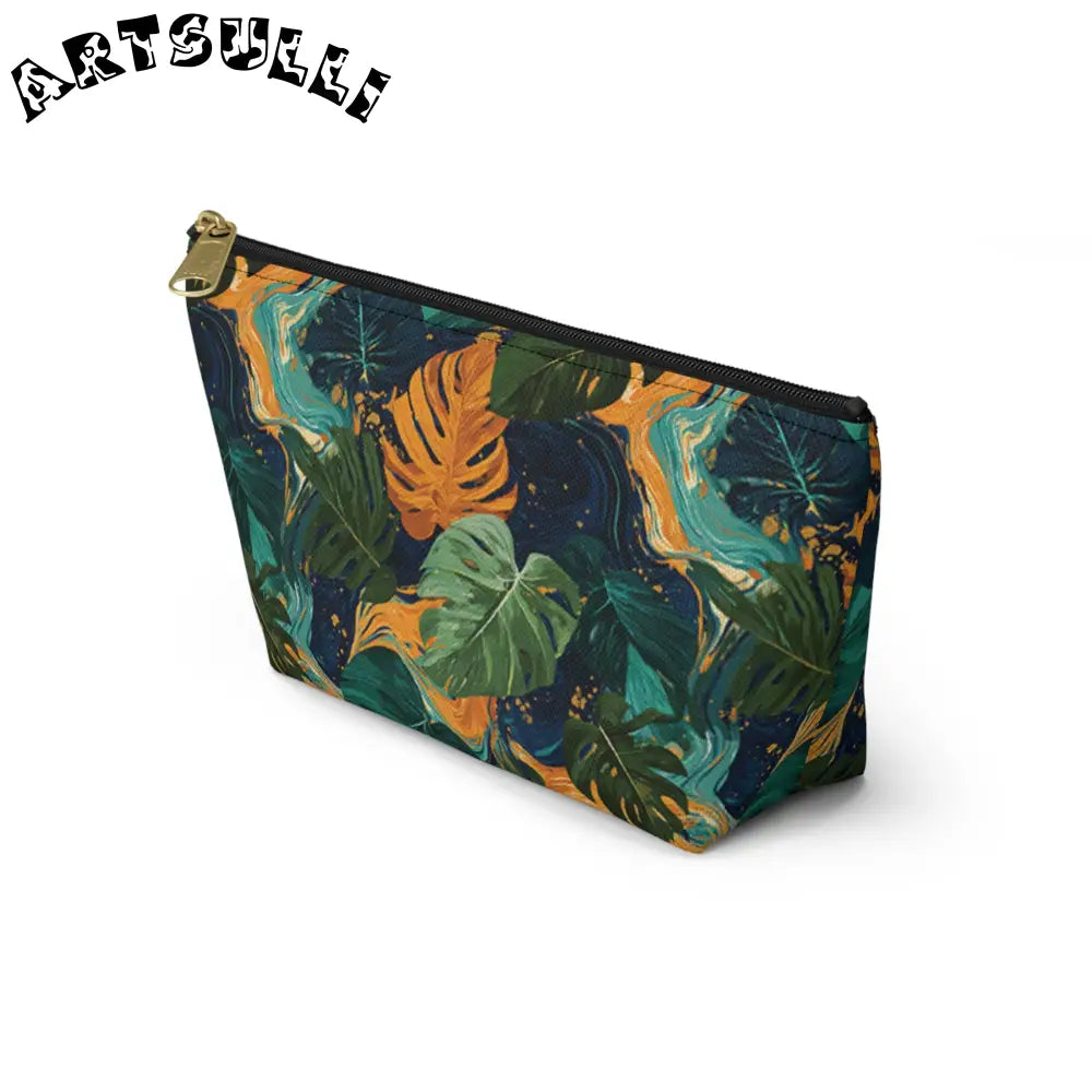 Tropical Leaf Cosmetic Bag, Artsulli - Art is Long, Life is Short, Bags, , , , , , , 