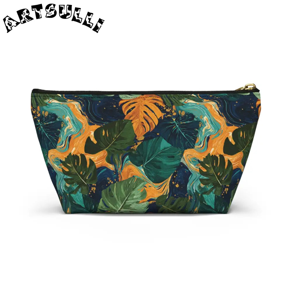 Tropical Leaf Cosmetic Bag, Artsulli - Art is Long, Life is Short, Bags, , , , , , , 