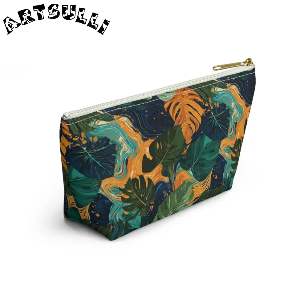 Tropical Leaf Cosmetic Bag, Artsulli - Art is Long, Life is Short, Bags, , , , , , , 