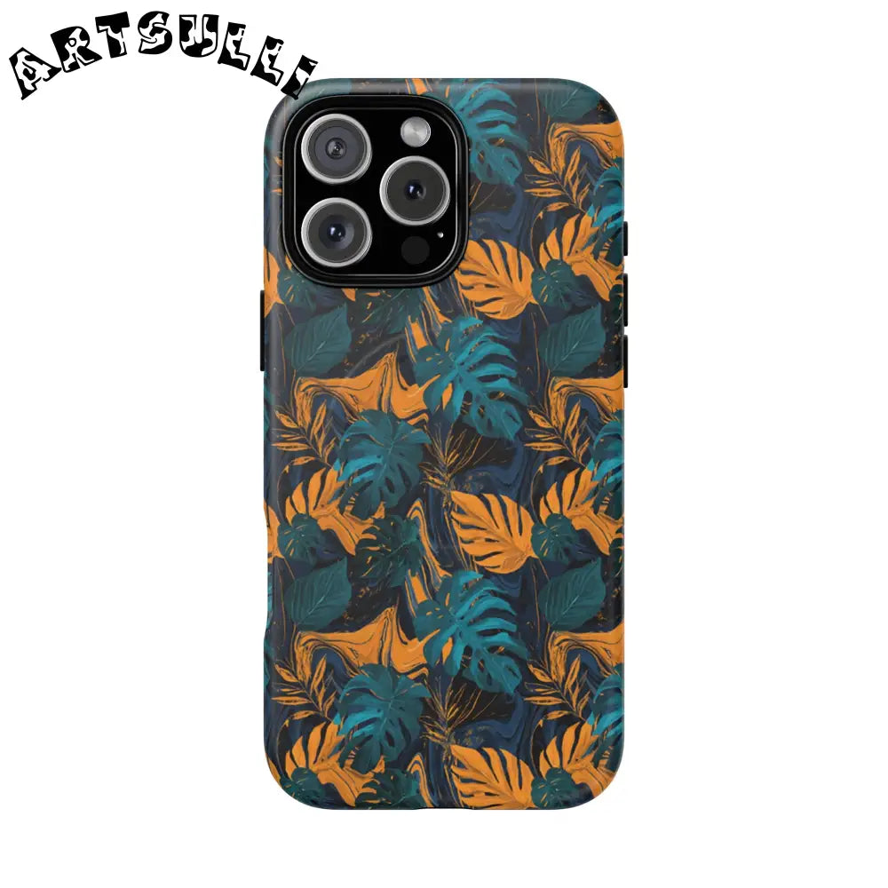 Tropical Leaf MagSafe Phone Case, Artsulli - Art is Long, Life is Short, Phone Case, Size, iPhone 16 Pro Max, Surface, Matte, , , 22909695784646402604