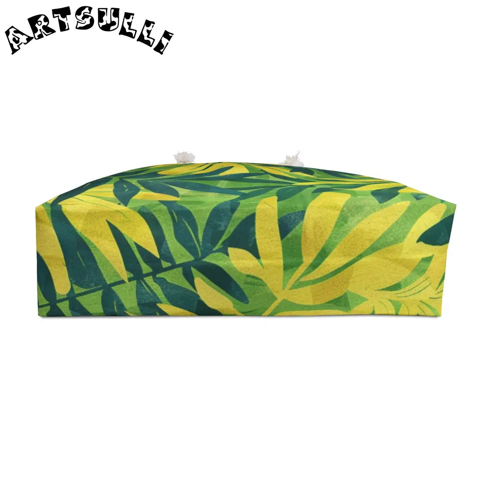 Tropical Leaf Print Weekender Tote, Artsulli - Art is Long, Life is Short, Bags, , , , , , , 
