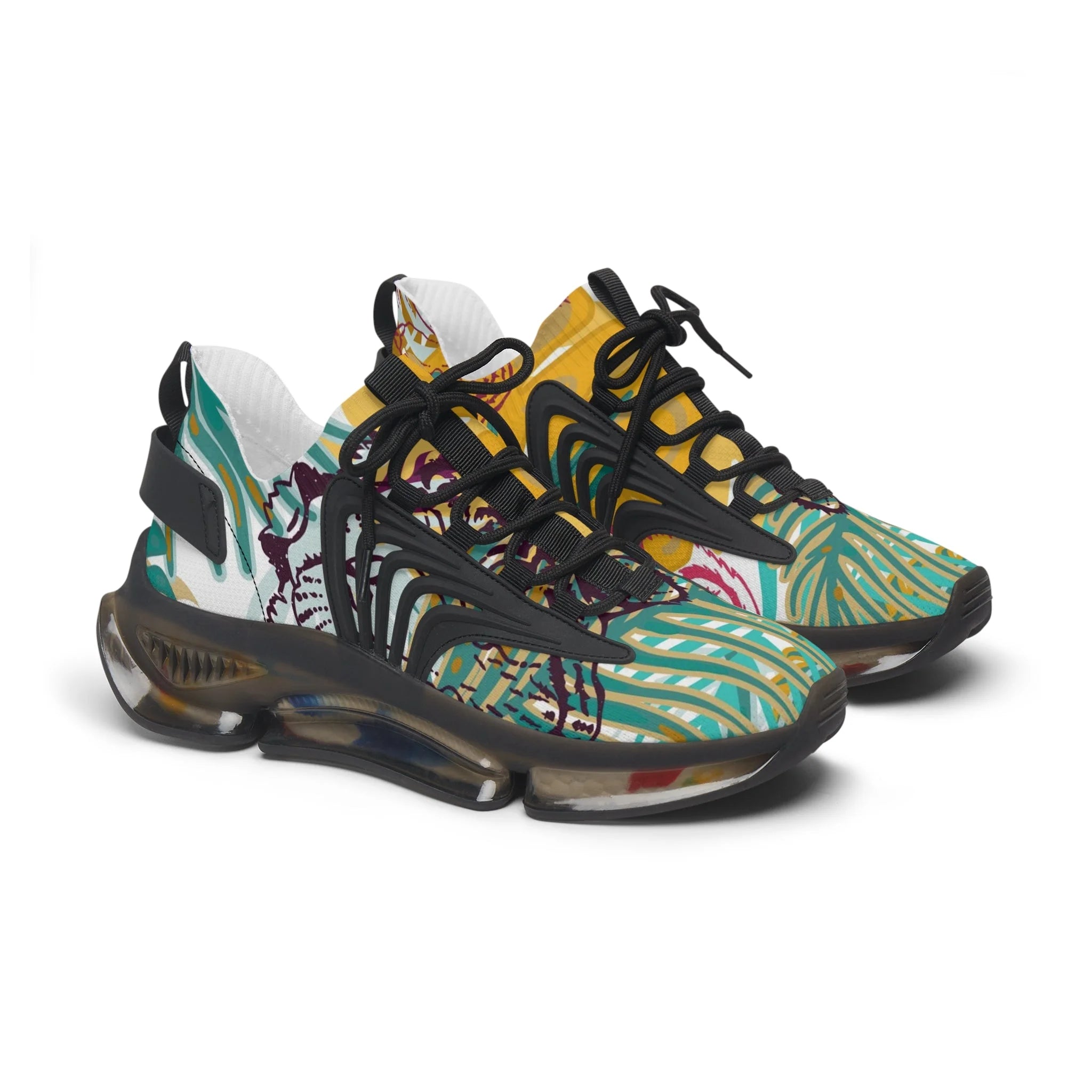 Tropical Mesh Sneakers Deliver Style, Artsulli - Art is Long, Life is Short, Shoes, Color, Black sole, Size, US 5.5, , , 14580312593230