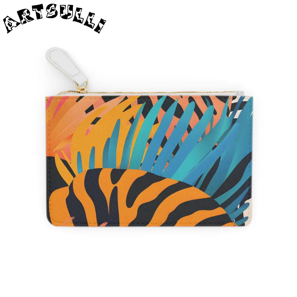 Tropical Tiger Mini Personalized Clutch, Artsulli - Art is Long, Life is Short, Bags, , , , , , , 