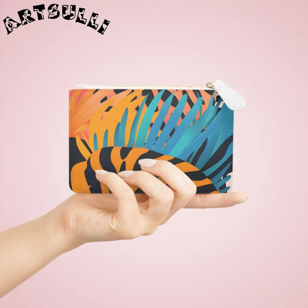 Tropical Tiger Mini Personalized Clutch, Artsulli - Art is Long, Life is Short, Bags, , , , , , , 