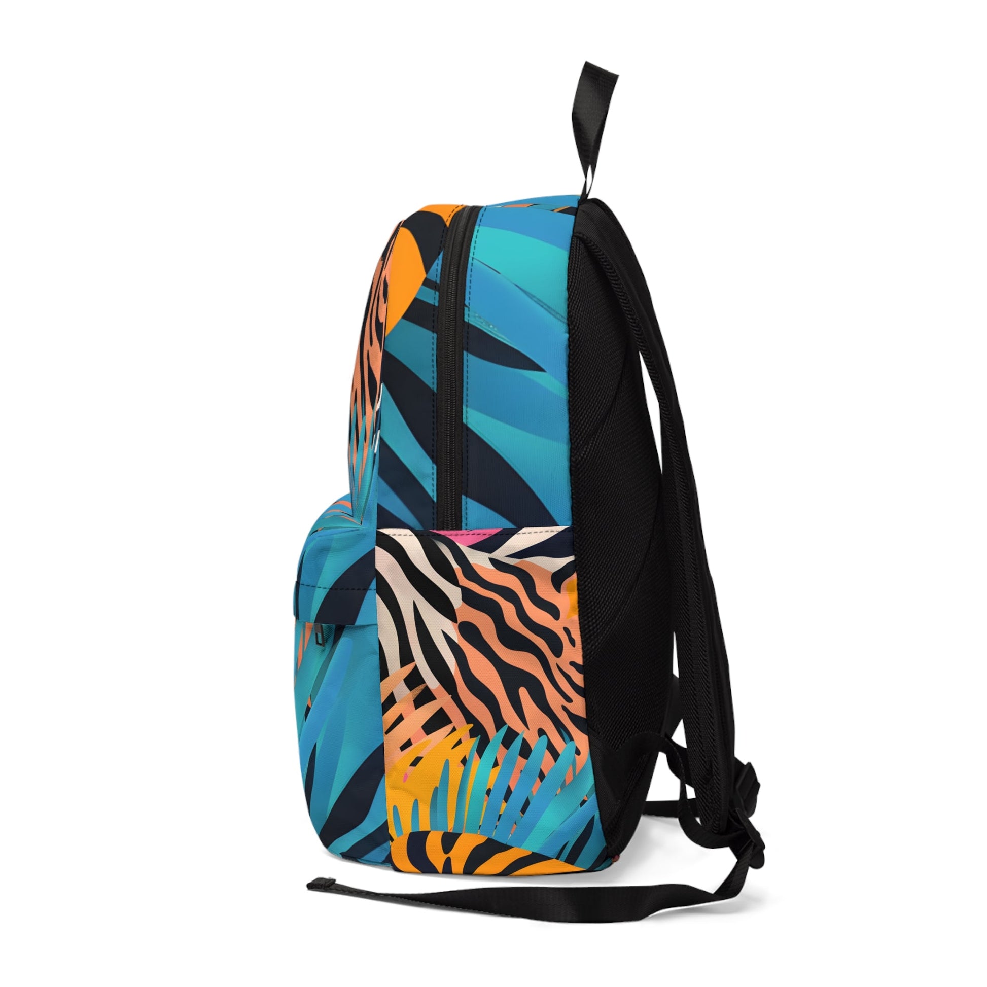 Printify Tropical Tiger Print Backpack 2025