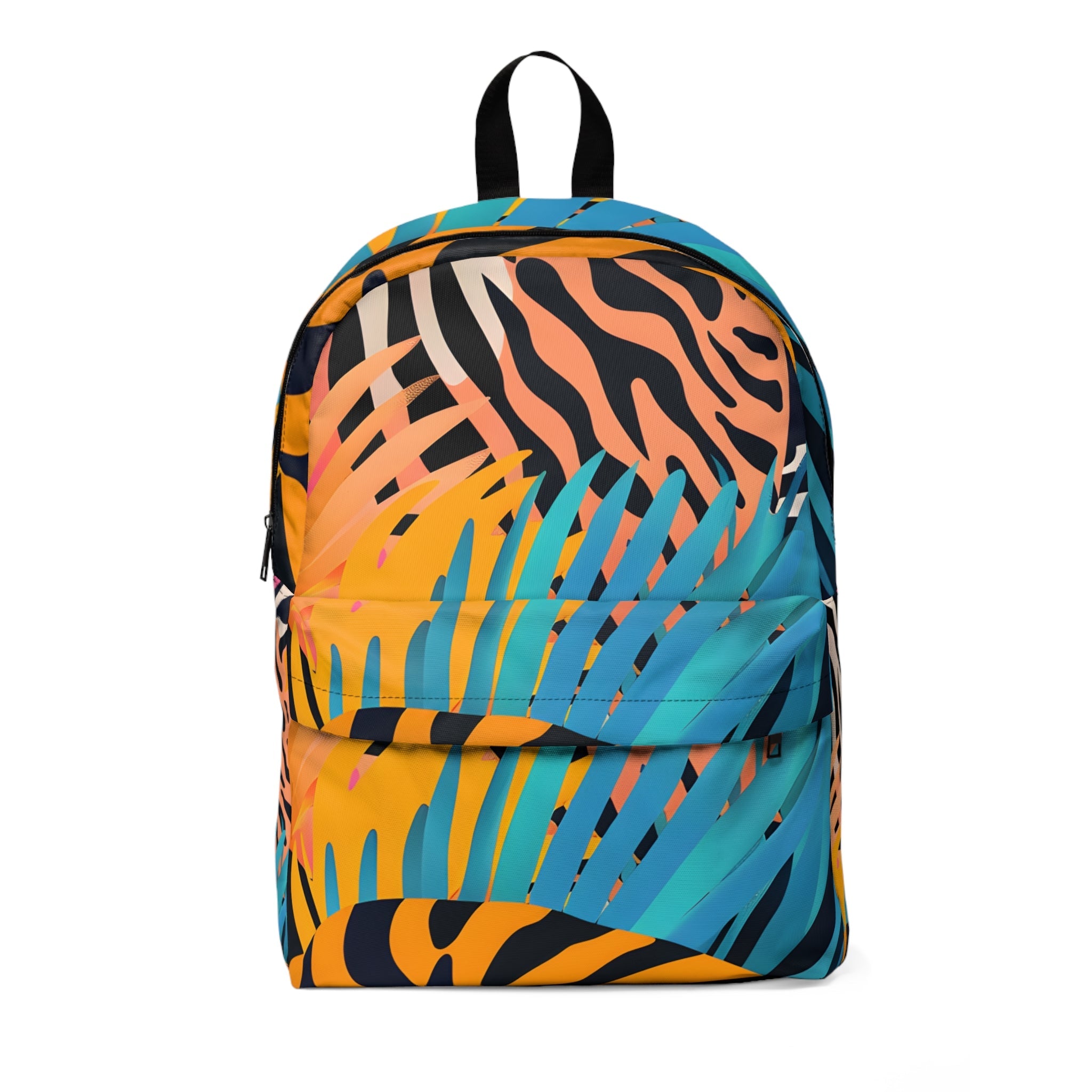 Printify Tropical Tiger Print Backpack 2025