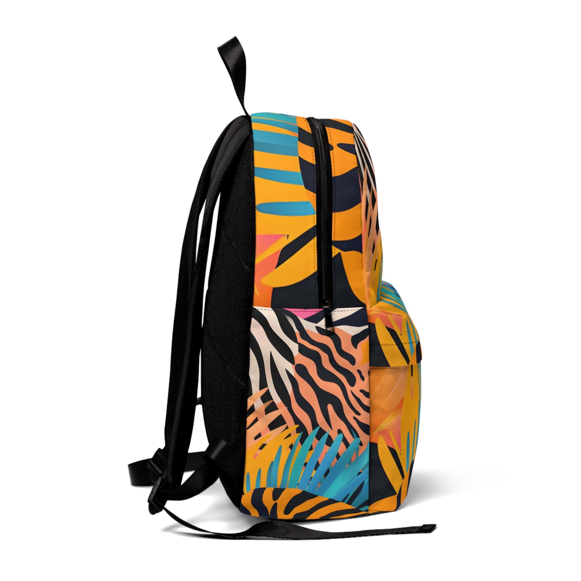 Printify Tropical Tiger Print Backpack 2025