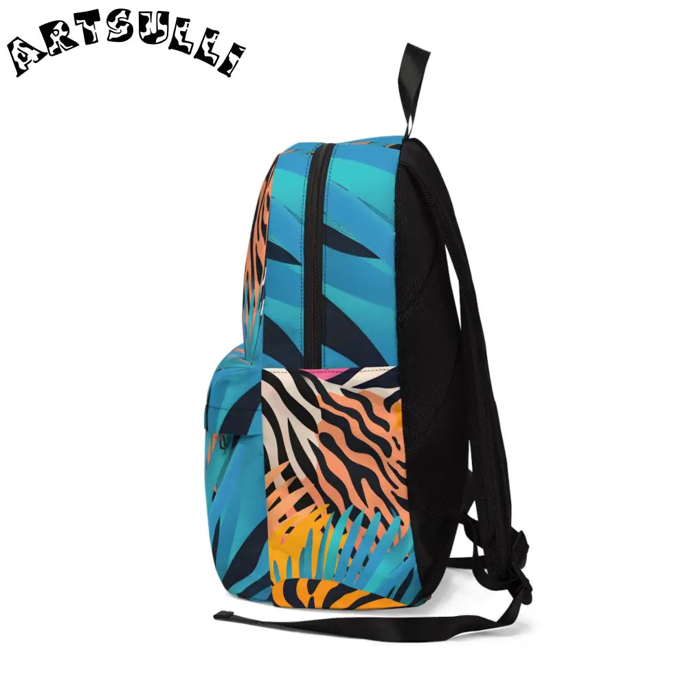 JAKKOUTTHEBXX Tropical Tiger Unisex Classic Backpack for All-Day Carrying Comfort 2025