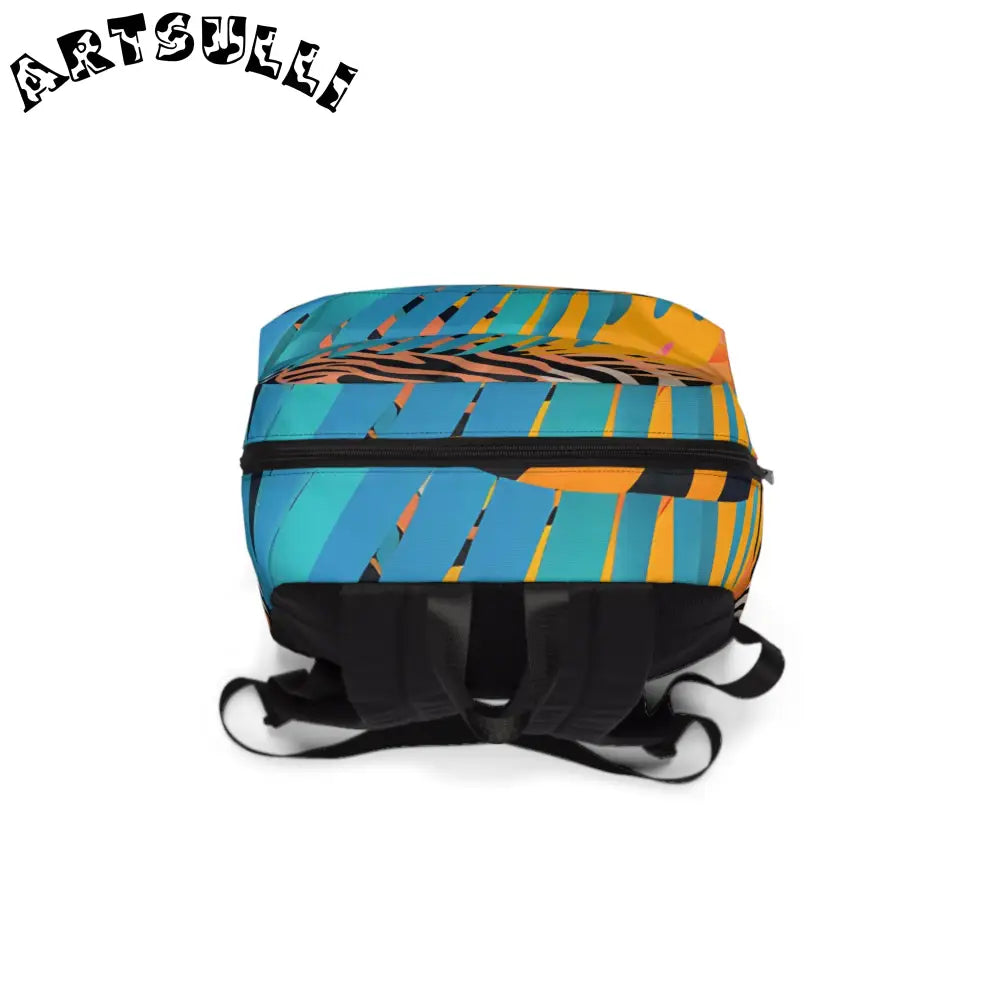 JAKKOUTTHEBXX Tropical Tiger Unisex Classic Backpack for All-Day Carrying Comfort 2025