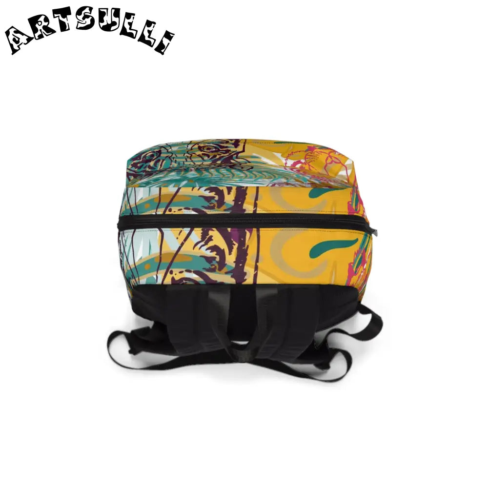 JAKKOUTTHEBXX Tropical Tiger Unisex Classic Backpack for All-Day Comfort 2025