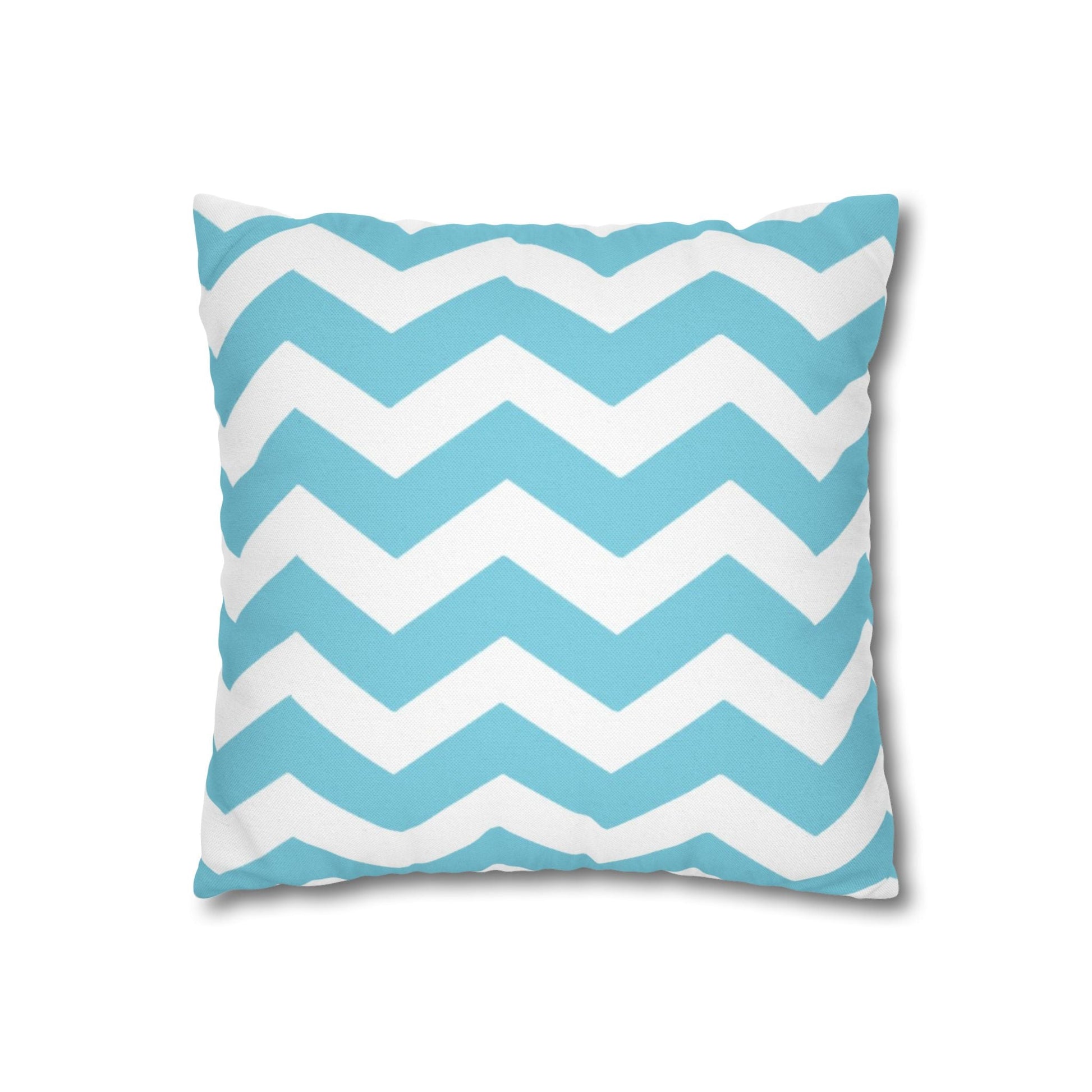 Turquoise and White Chevron Throw Pillow, Artsulli - Art is Long, Life is Short, Home Decor, , , , , , , 