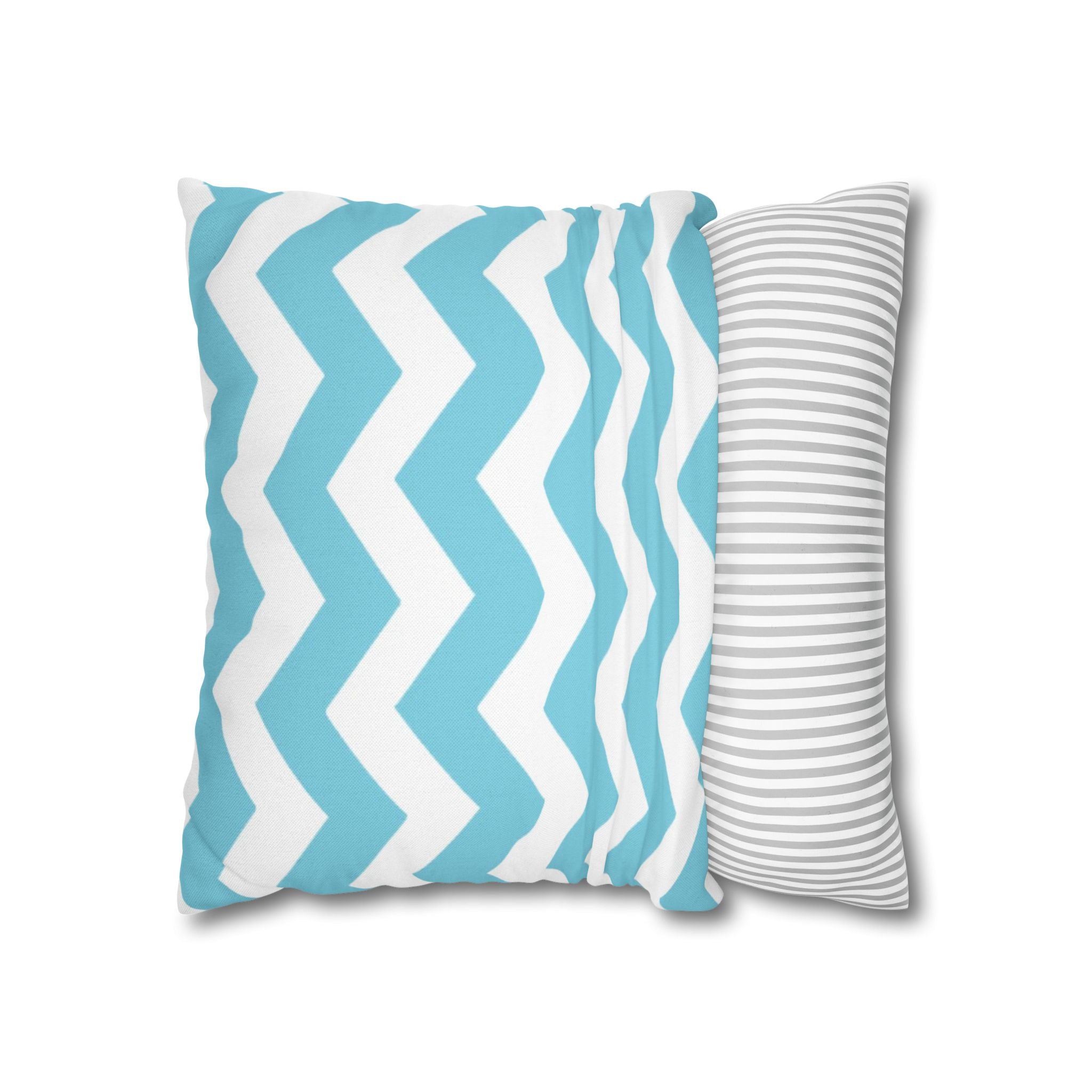 Turquoise and White Chevron Throw Pillow, Artsulli - Art is Long, Life is Short, Home Decor, , , , , , , 