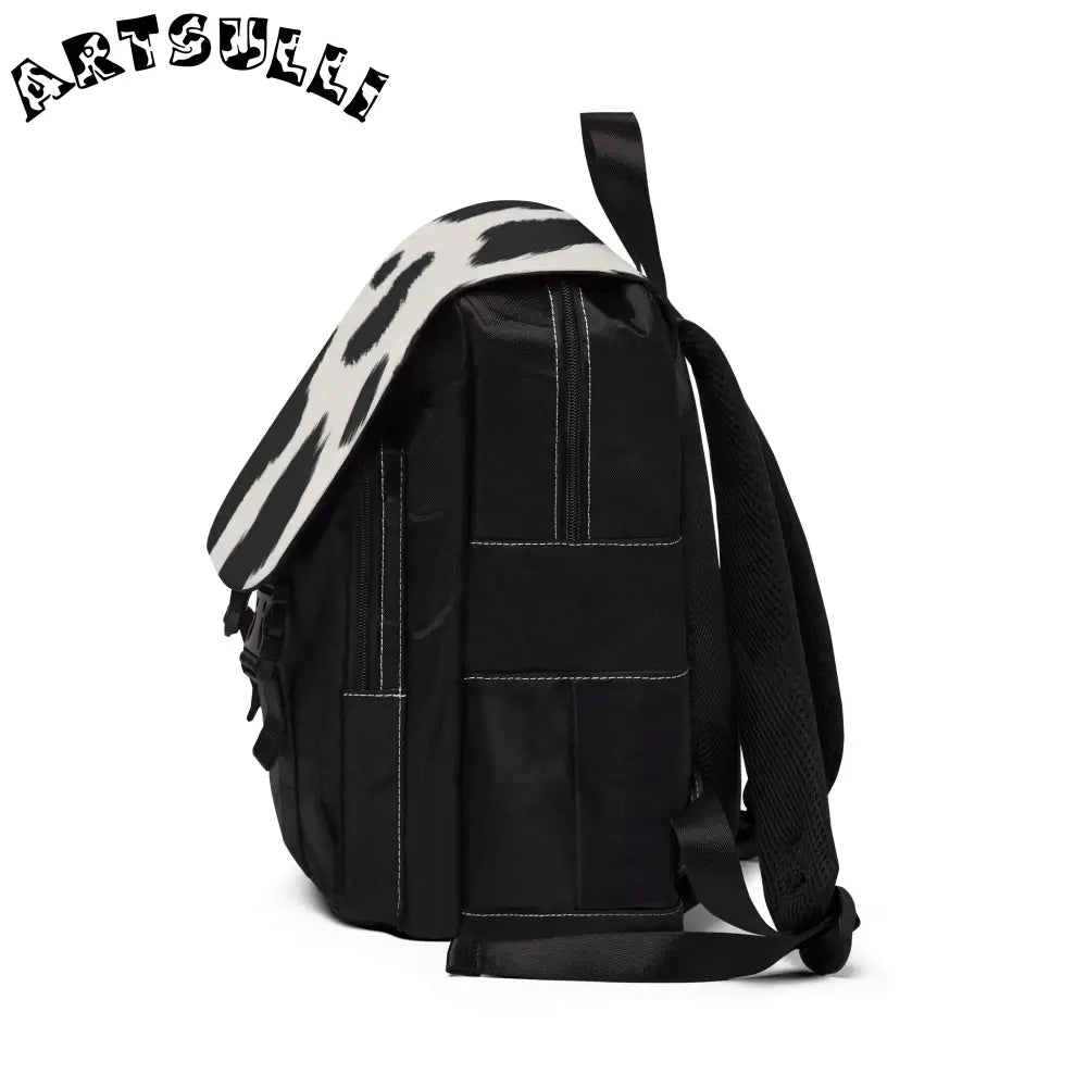 Unisex Casual Shoulder Backpack, Artsulli - Art is Long, Life is Short, Bags, , , , , , , 