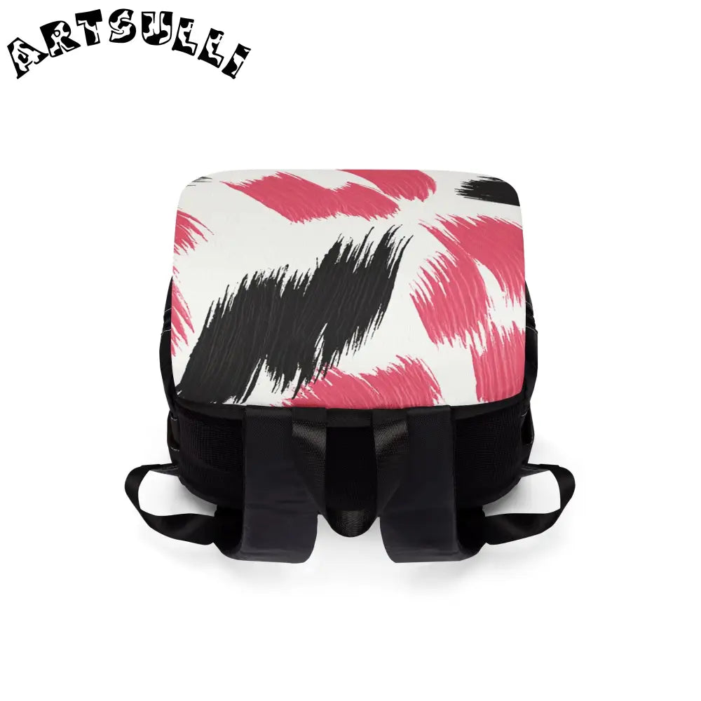 Unisex Casual Shoulder Backpack, Artsulli - Art is Long, Life is Short, Bags, , , , , , , 