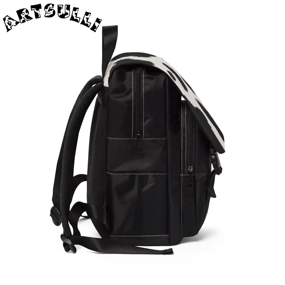 Unisex Casual Shoulder Backpack, Artsulli - Art is Long, Life is Short, Bags, , , , , , , 