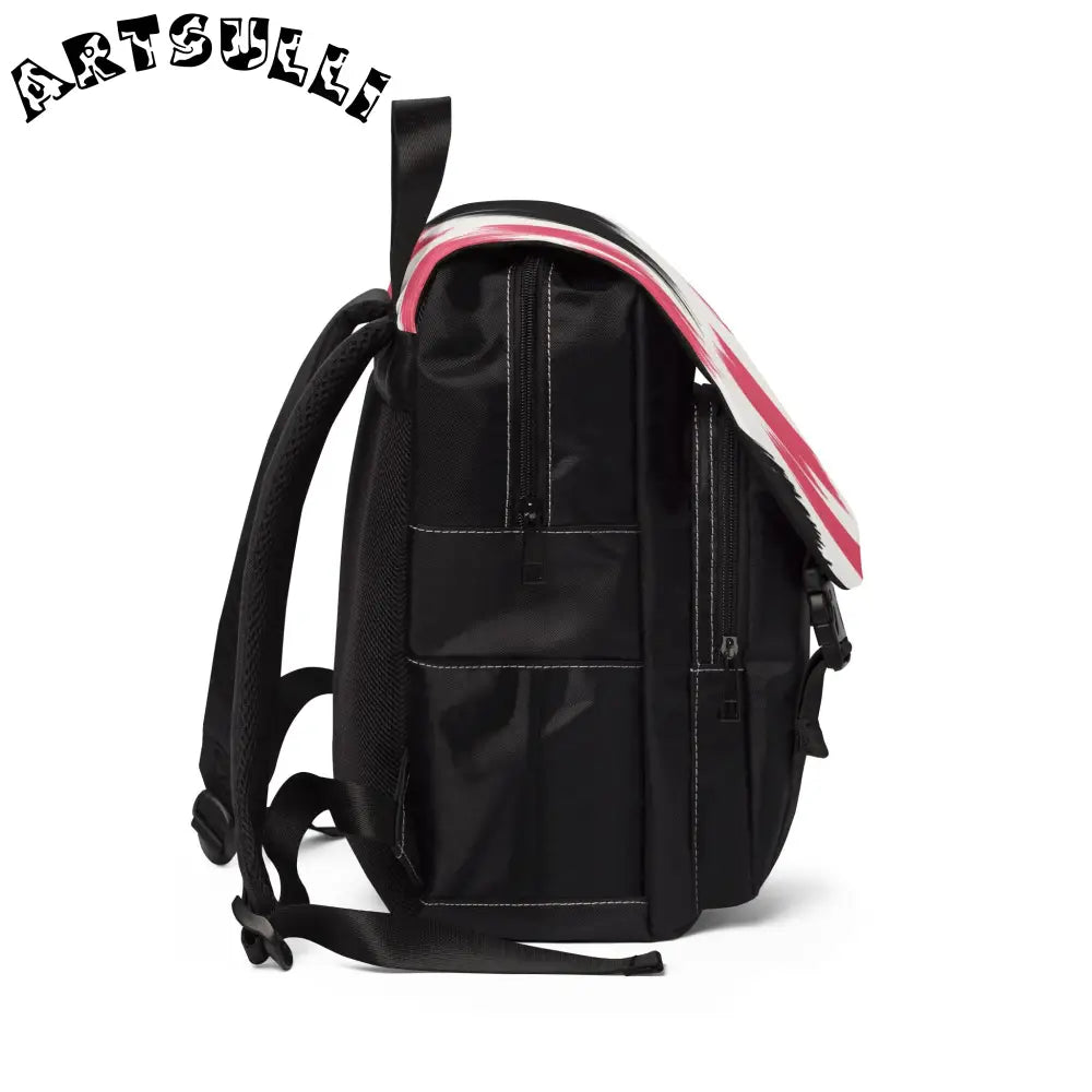 Unisex Casual Shoulder Backpack, Artsulli - Art is Long, Life is Short, Bags, , , , , , , 