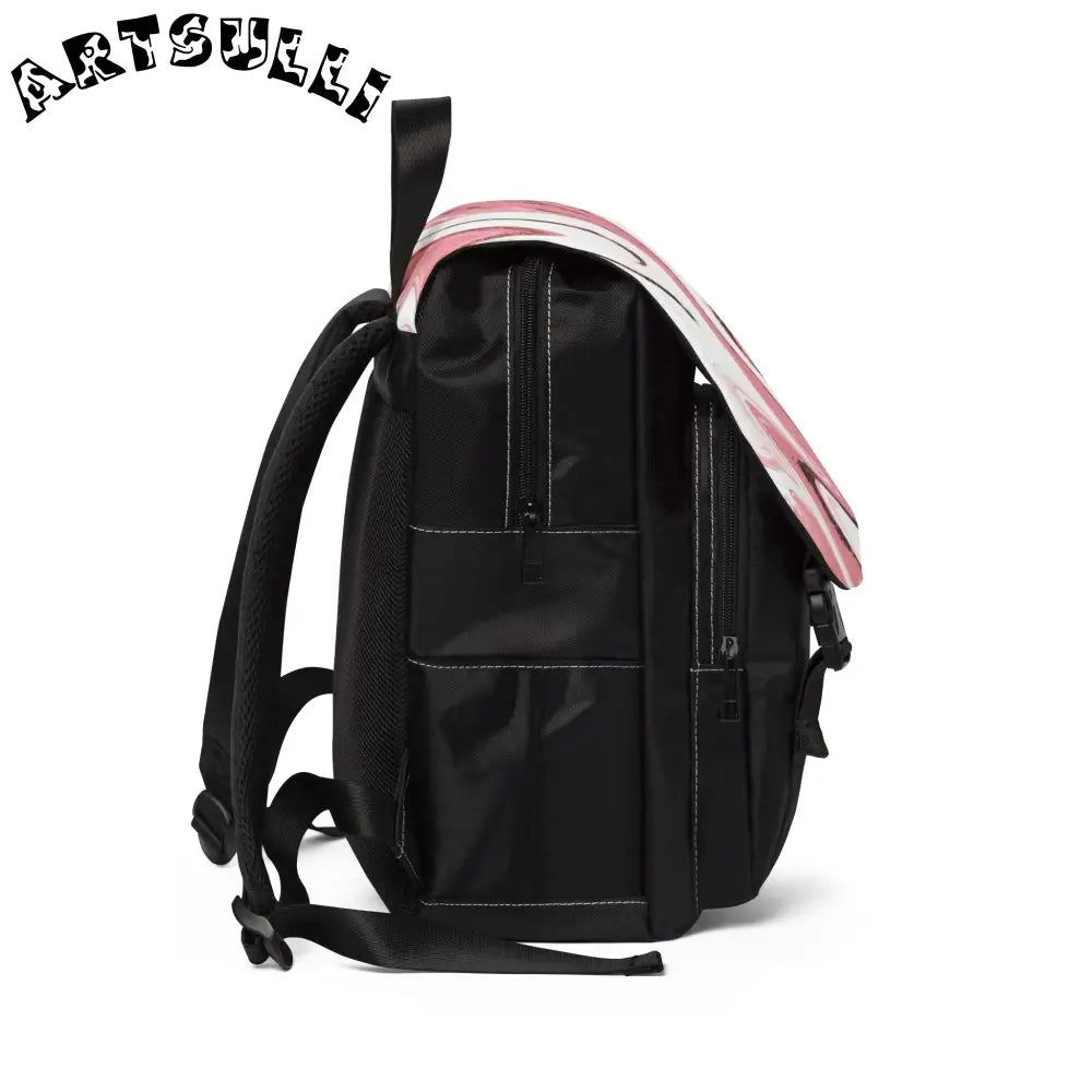 Unisex Casual Shoulder Backpack, Artsulli - Art is Long, Life is Short, Bags, , , , , , , 