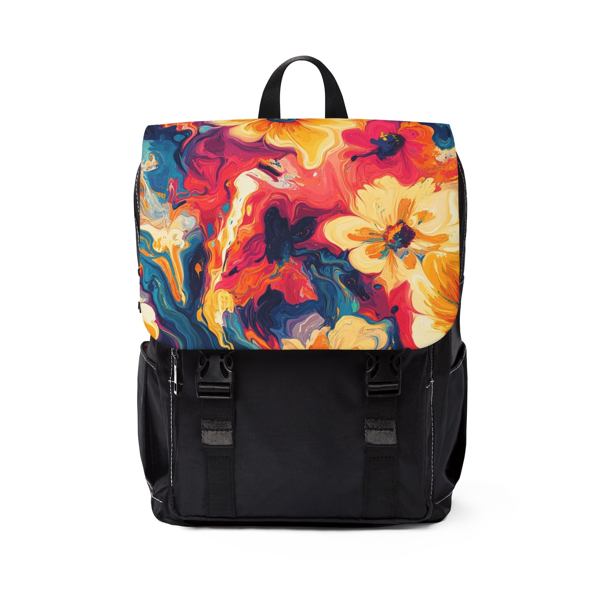 Unisex Casual Shoulder Backpack, Artsulli - Art is Long, Life is Short, Bags, Size, One size, , , , , 20578201859117573589