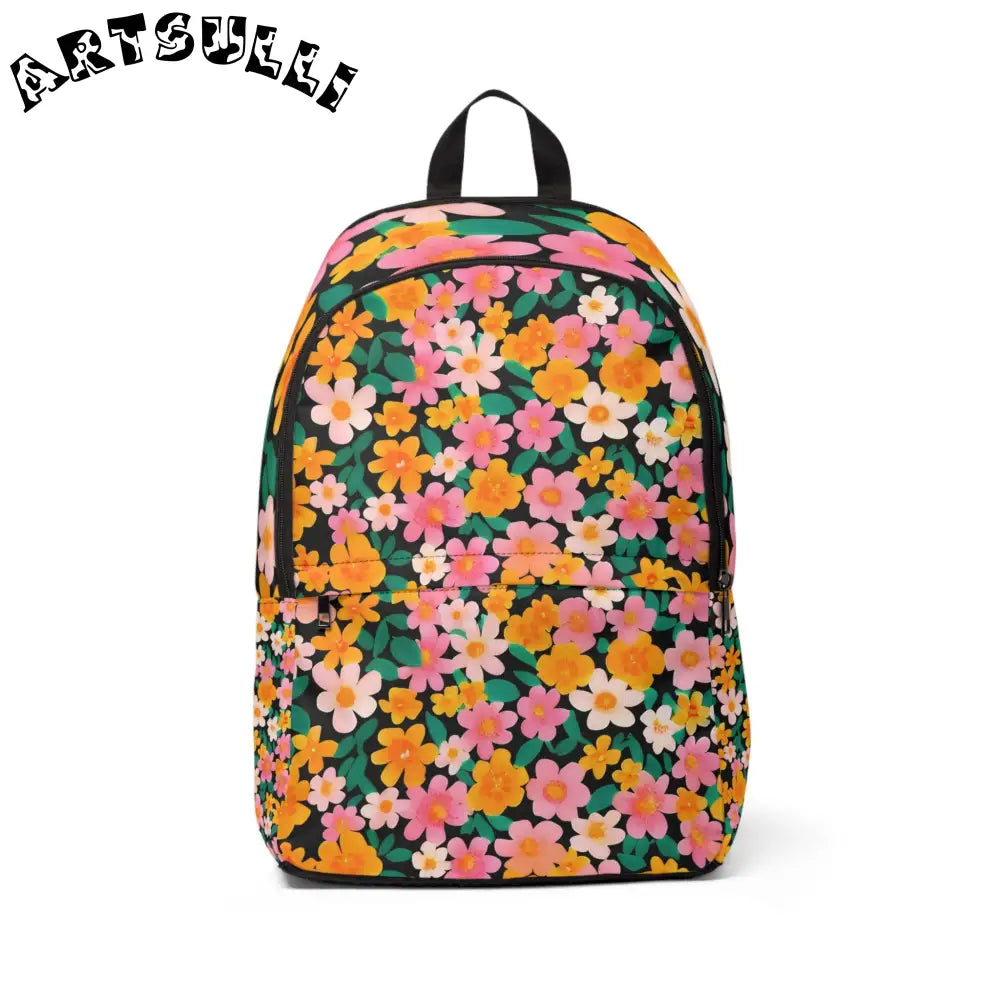 Unisex Fabric Backpack, Artsulli - Art is Long, Life is Short, Bags, Size, One size, , , , , 18671125012216172151