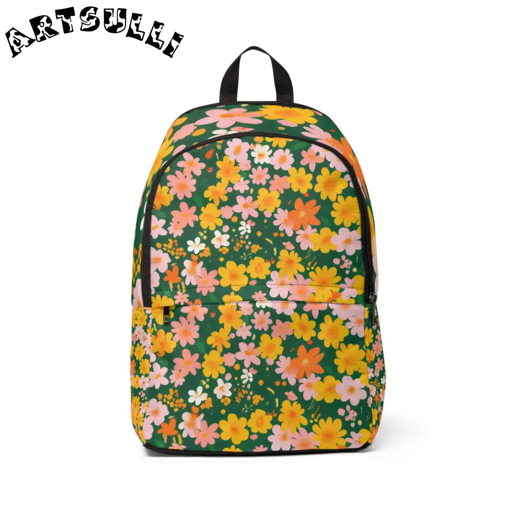 Unisex Fabric Backpack, Artsulli - Art is Long, Life is Short, Bags, Size, One size, , , , , 25769235893911557284