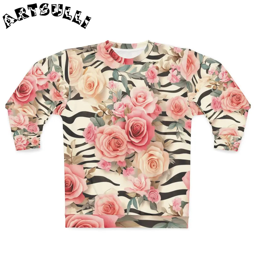 Unisex Sweatshirt (AOP), Artsulli - Art is Long, Life is Short, All Over Prints, Size, XS, , , , , 81409326644769883505