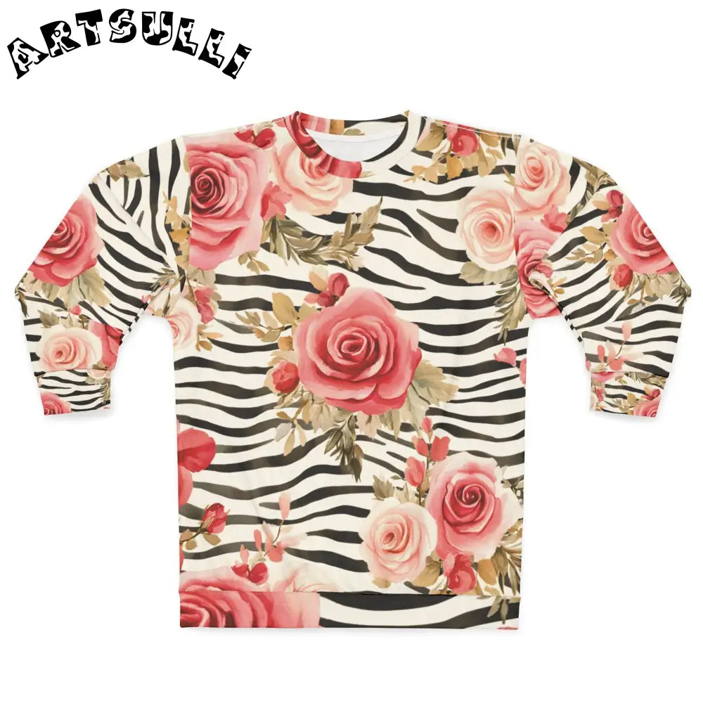 Unisex Sweatshirt (AOP), Artsulli - Art is Long, Life is Short, All Over Prints, Size, XS, , , , , 17017472013696929117