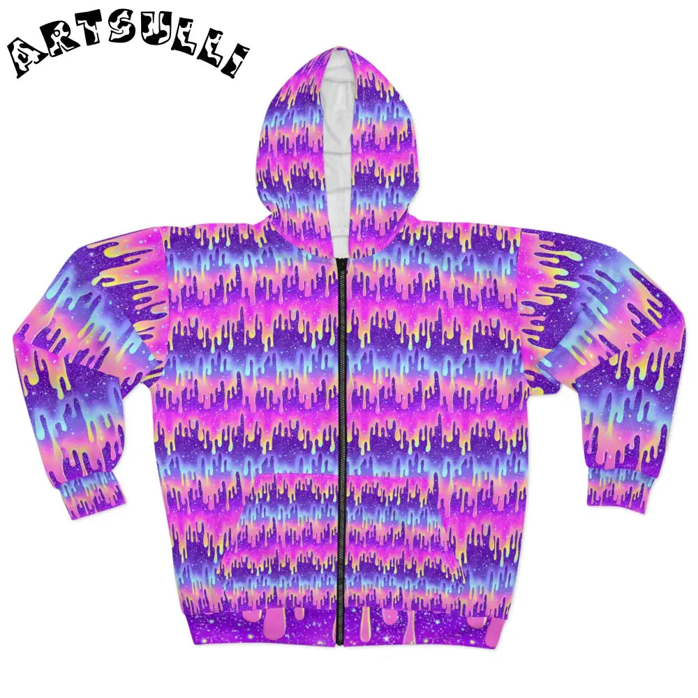 Unisex Zip Hoodie (AOP), Artsulli - Art is Long, Life is Short, All Over Prints, Size, XS, , , , , 19615547295312921286