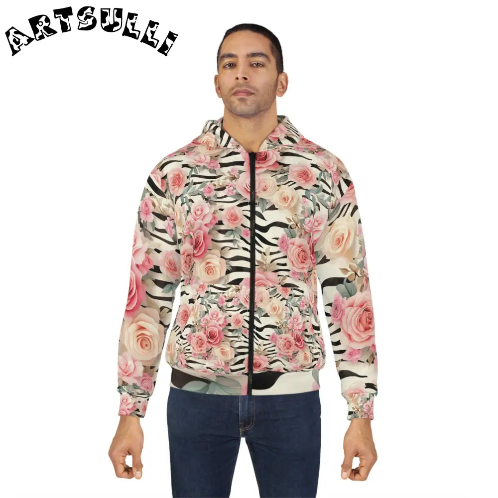 Unisex Zip Hoodie (AOP), Artsulli - Art is Long, Life is Short, All Over Prints, , , , , , , 