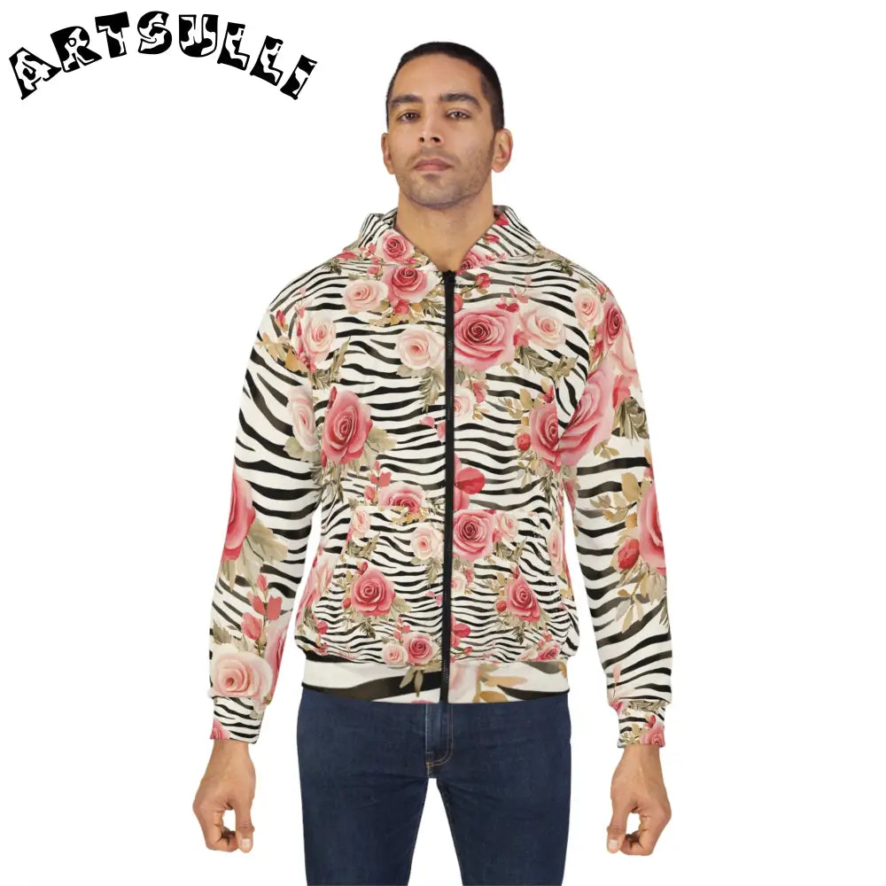 Unisex Zip Hoodie (AOP), Artsulli - Art is Long, Life is Short, All Over Prints, , , , , , , 