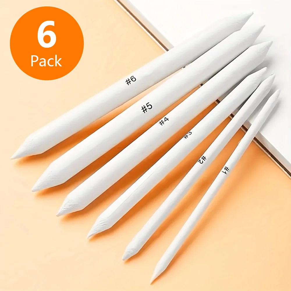 Paper Art Blending Stumps for Drawing Shading, Drawing Supplies Pencil Sketch Paint Tools, for Student Artist Markers, 6/48 PCS