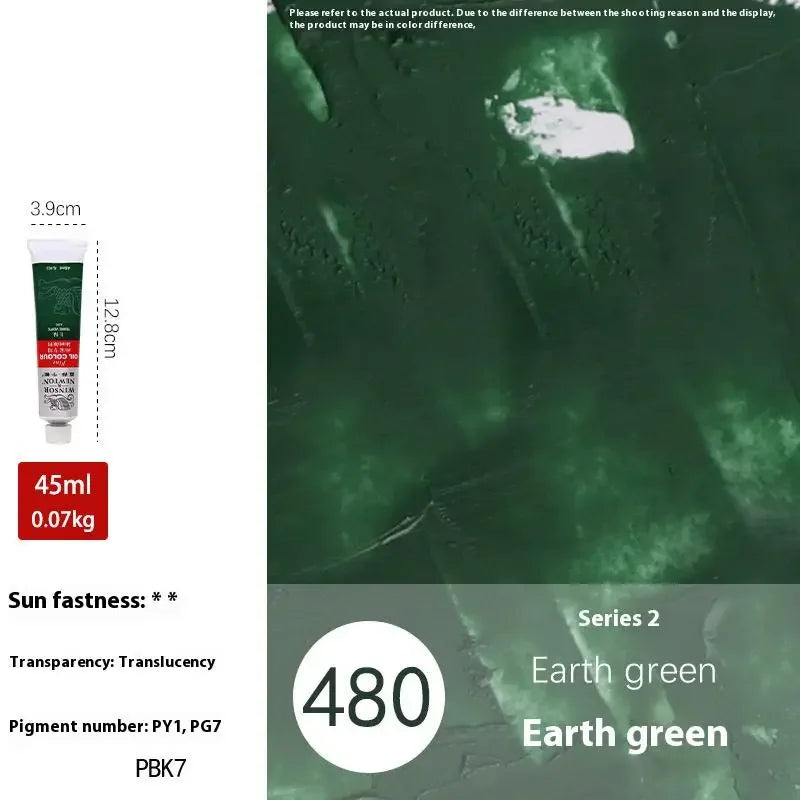 Winsor&Newton 45ML Oil Paint,Colorful Professionals Artist Drawing Tools for Canvas Wood,Crafts,Paper Art Stationery Supplies